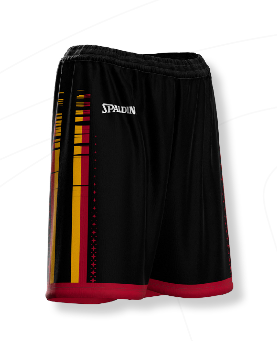 Official game short Belgian Cats BLACK - NEW 2024