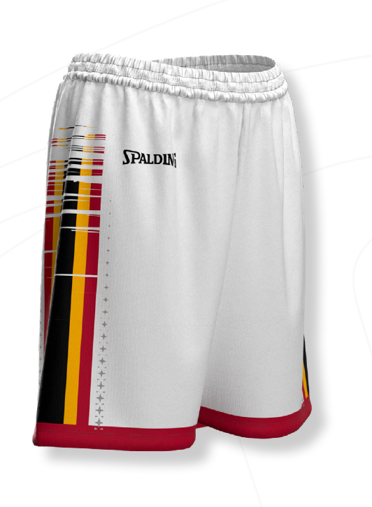 PRE-ORDER: Official game short Belgian Cats WHITE - NEW 2024