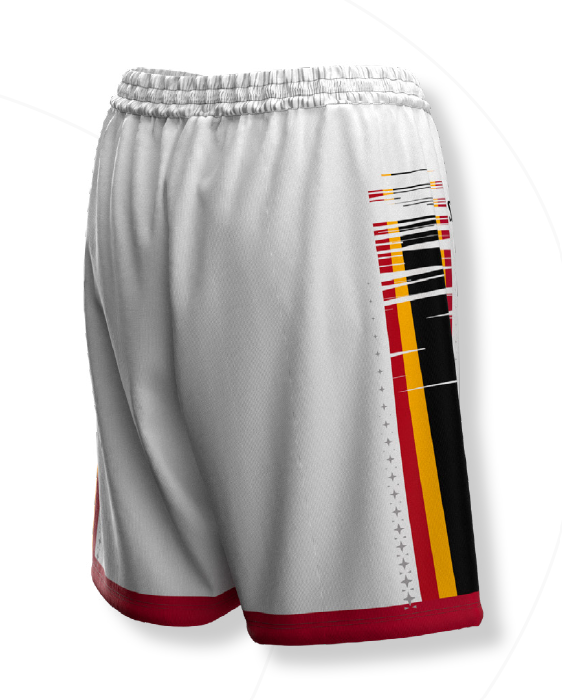 PRE-ORDER: Official game short Belgian Cats WHITE - NEW 2024